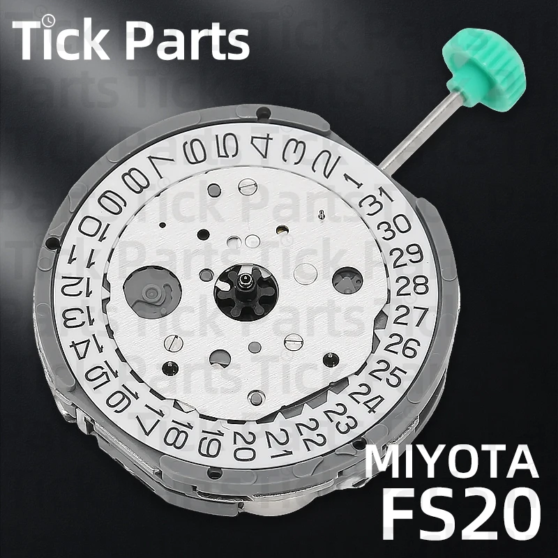 Оригинальный японский кварцевый механизм Miyota FS20 шестиигольный хронограф один