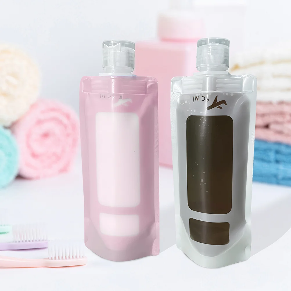 

20 Pcs Emollient Body Wash Shampoo Pouch Squeeze Bag Leak-proof Lotion Travel Pouches Toiletries