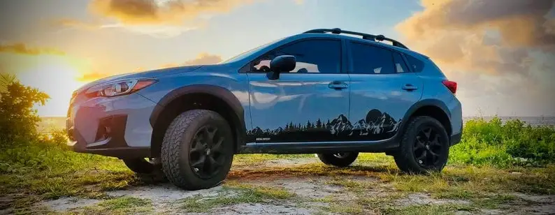 

Mountain Trees, Side Body, Side Graphics, Car side graphics, Full side graphics, Car Decal, Decal, Set Car side graphics, Panel