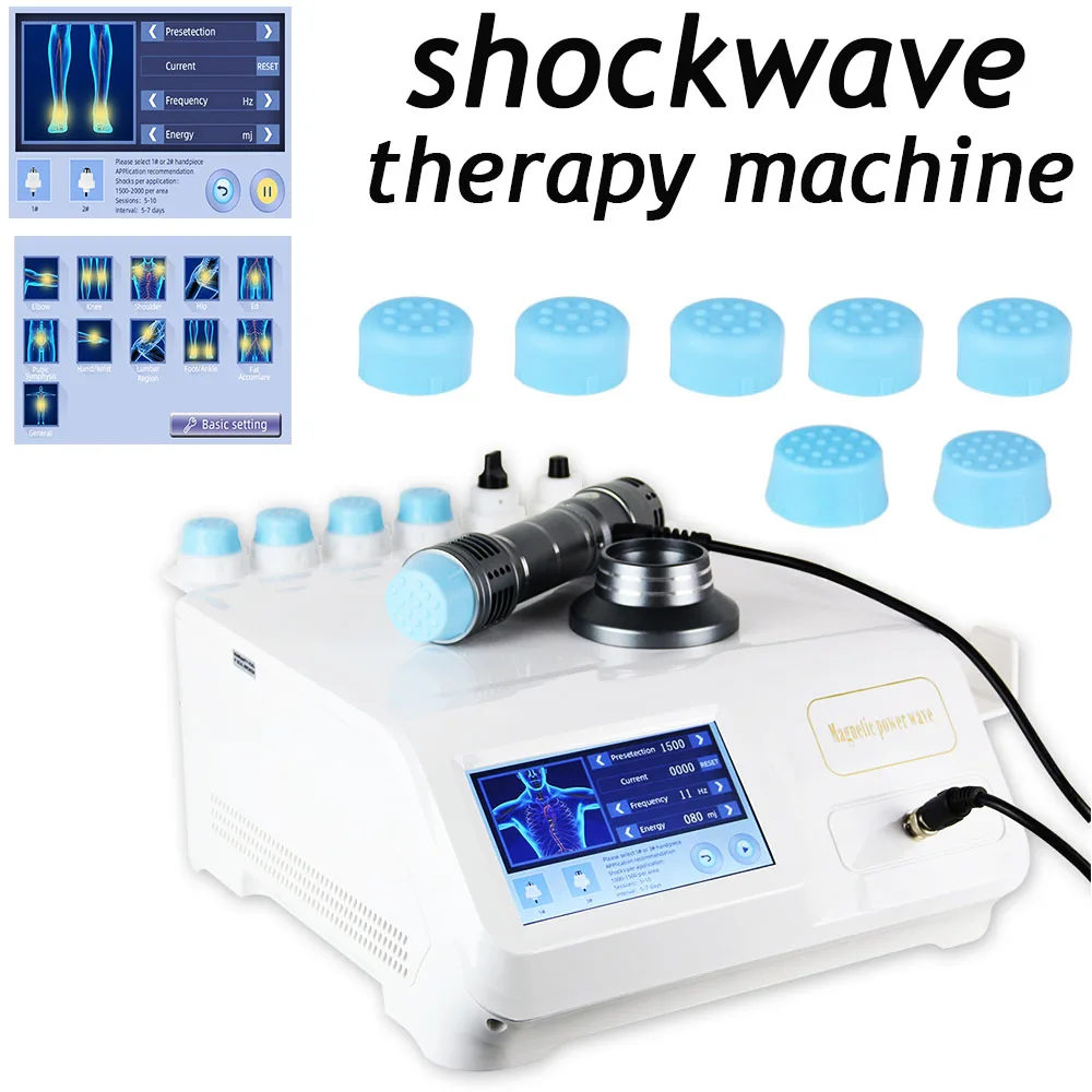 

7 Function Header Shockwave Therapy Machine Acoustic Shock Wave Machine For Men Paint Relief Erectile Dysfunction ED Treatment