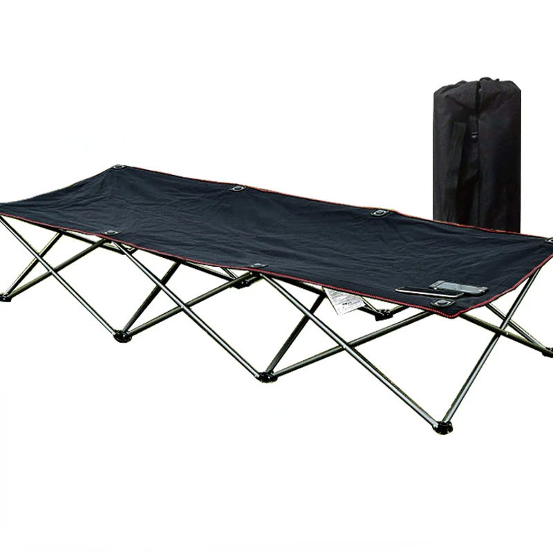 Cama Plegable portátil para acampar, Cama individual ultraligera de viaje, reforzada, muebles...