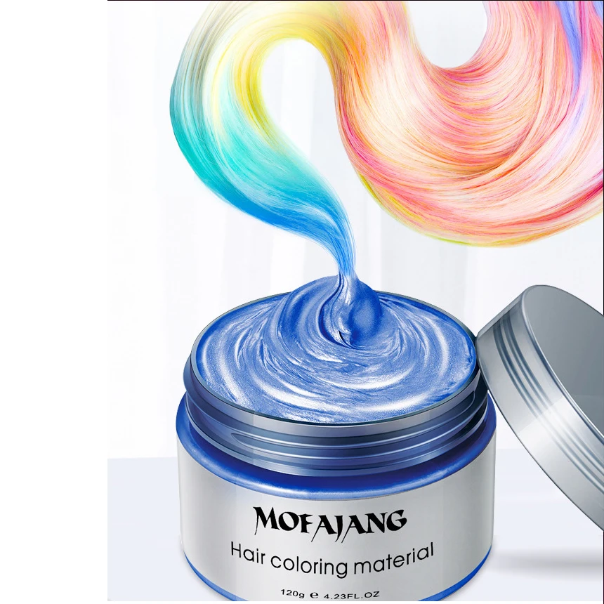 Гель для волос мужчин 120 г гелевая краска седых 9 цветов восковой гель укладки |