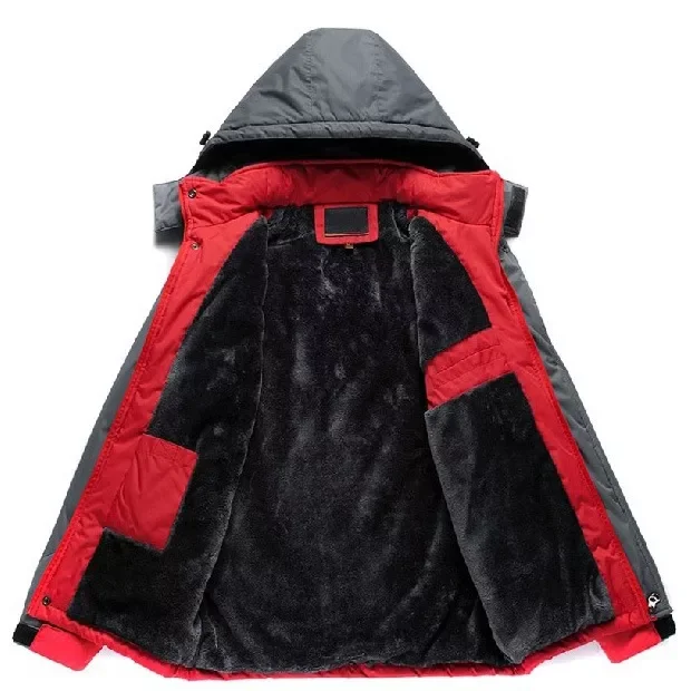 New2022 Winter Jacket Men Parka Thermal Fleece jacket Coats Men jackets Windbreaker jaqueta Windproof Waterproof Coats Men 5XL
