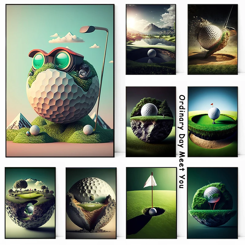 Poster Modern Aesthetics Sport Artwork Canvas Painting Prints Wall Art Picture For Living Room Home Decoration