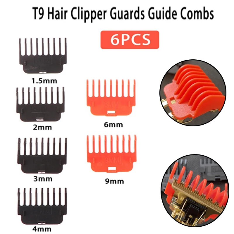 1set For T9 Hair Clipper Guards Guide Combs Trimmer Cutting 