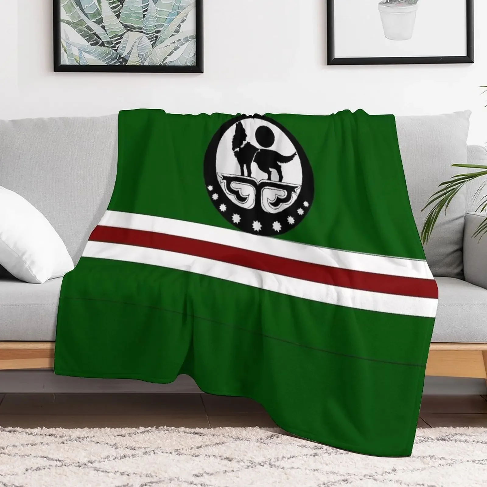 Одеяло с флагом Чечен роскошные утолщенные многоцелевые одеяла