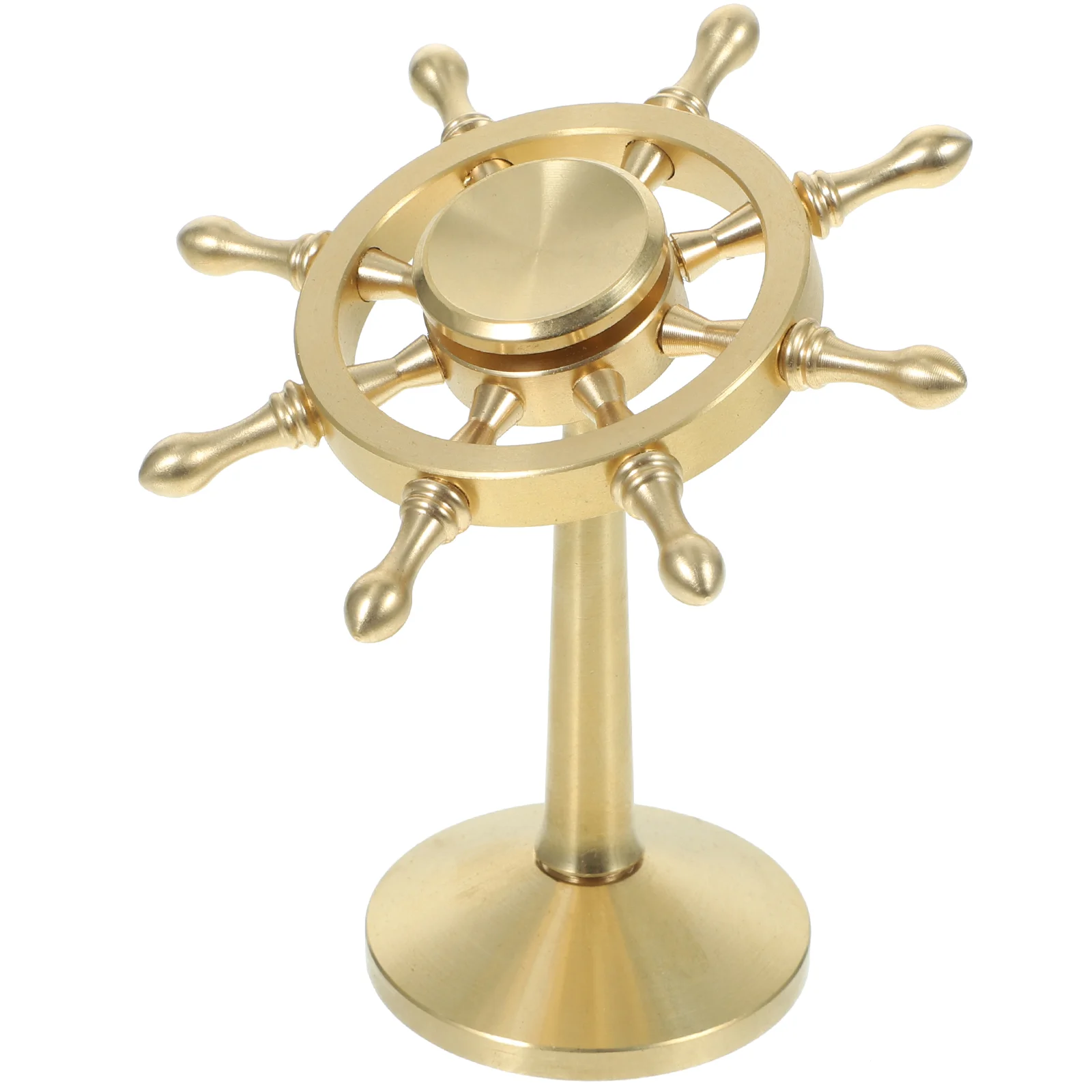 

Home Decor Marine Rudder Party Desktop Ocean Crafts Creative Model Brass Mediterranean Table Ornament Office