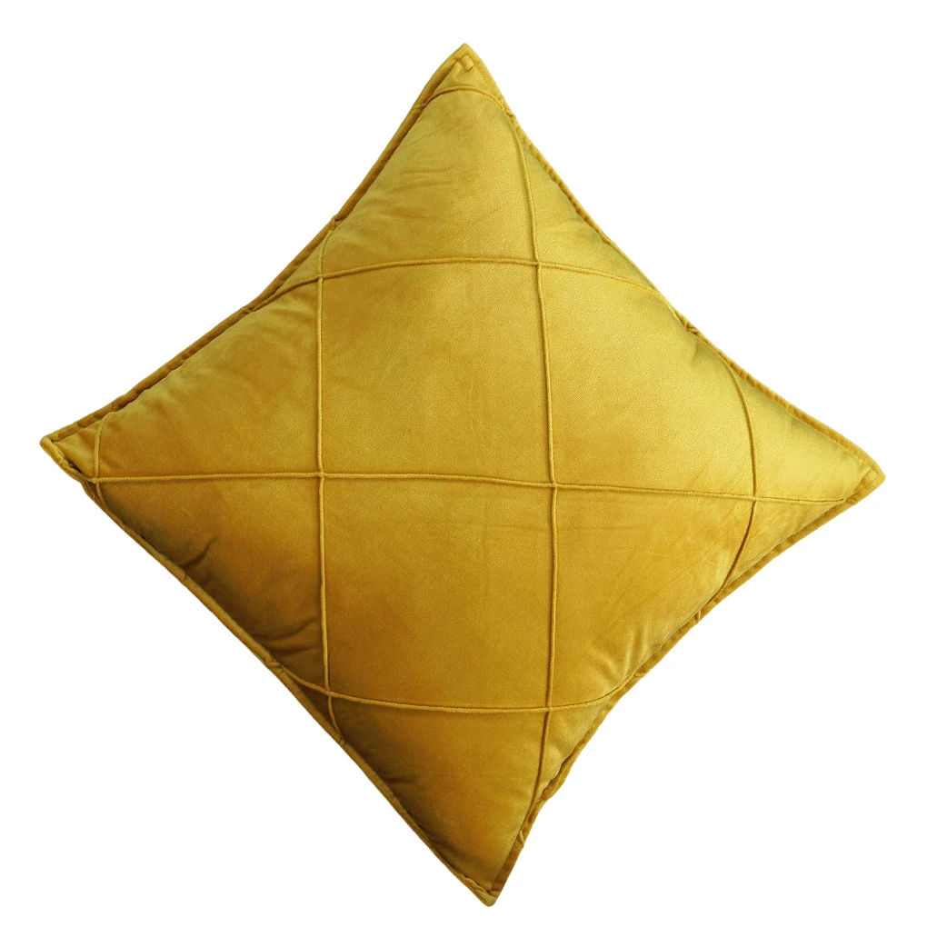 

Женская простая большая решетчатая однотонная подушка, чехол для телефона, диван для автомобиля, комнатный диван