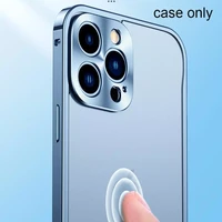 for iphone 13 pro max aluminium alloy acrylic hard cover for iphone 13 pro max 12 pro max shockroof frame case for iphone 1 e9h7