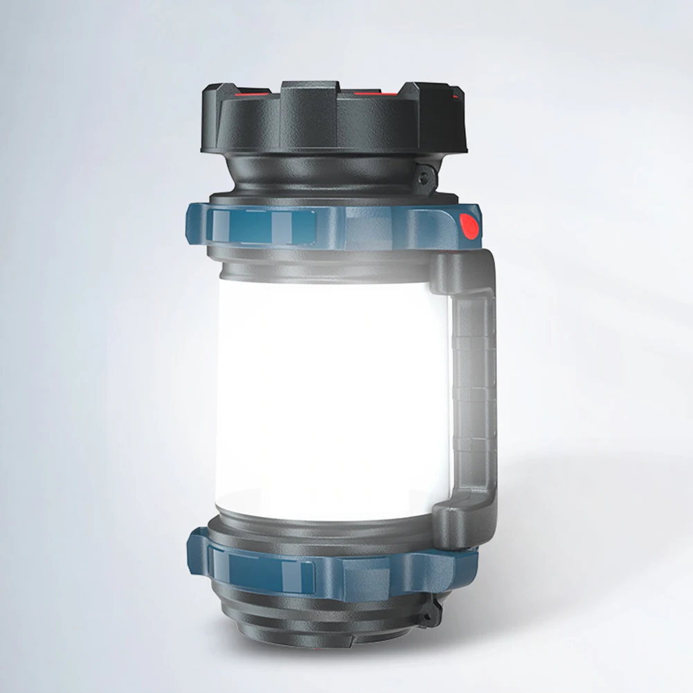 

Яркий походный перезаряжаемый портативный фонарик для кемпинга, 6 режимов, 4800 мАч, внешний аккумулятор IPX4, водонепроницаемый для верховой е...