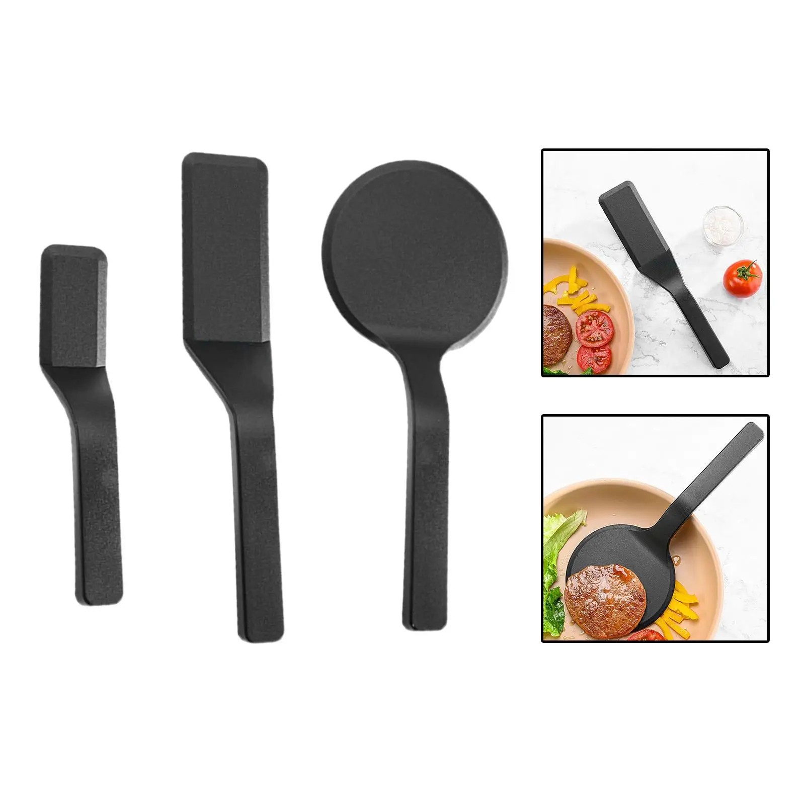 

3 шт., нейлоновая кухонная лопатка с длинной ручкой