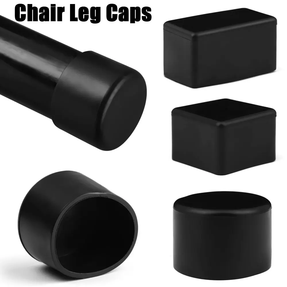 

4pcs/set Table Floor Protectors Cups Socks Chair Leg Caps Furniture Feet Silicone Pads Non-Slip Covers