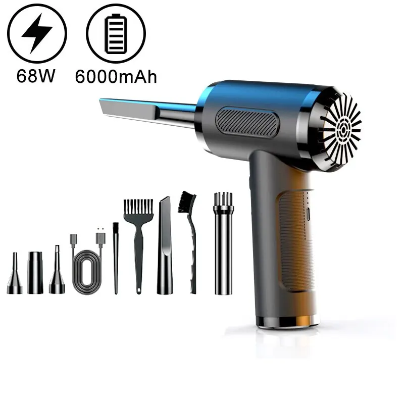 Portable Compressed Air Duster Blower Cleaner USB Charging C