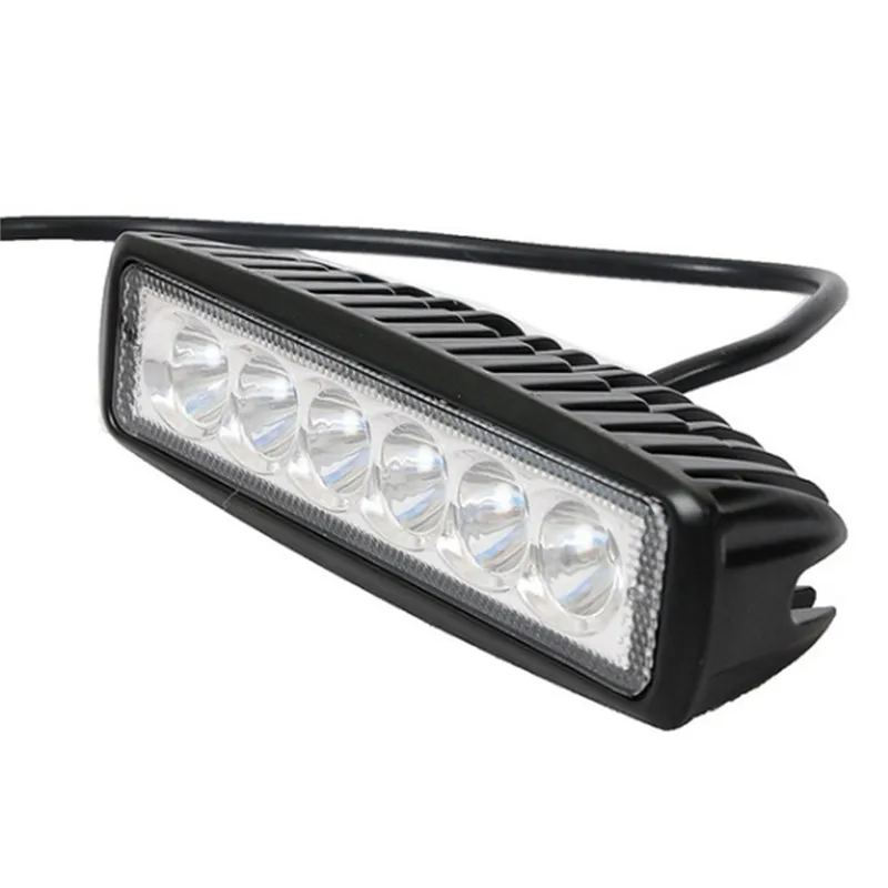 

Hot Sale 18W 12V LED Universal Car 4WD led beams Work Light Bar Spotlight Flood Lamp Driving Fog Offroad LED Work Car Light