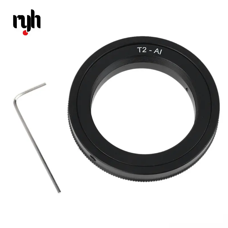 

T2-Nikon Metal Lens Adapter T2-AI T2 T lens For Nikon Mount Adapter Ring For DSLR SLR Camera D50 D90 D5100 D7000 D3 J29 21