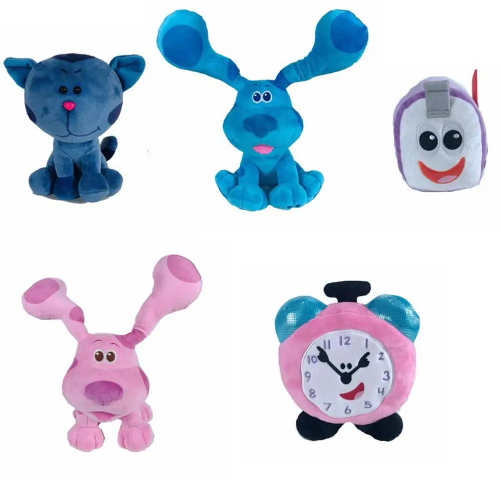 

Blue's Clues And You Beanbag Soft Plush Doll Toys Kids Christmas Gifts Dog Mailbox Alarm Clock Shaped Stuffed Dolls For Gift