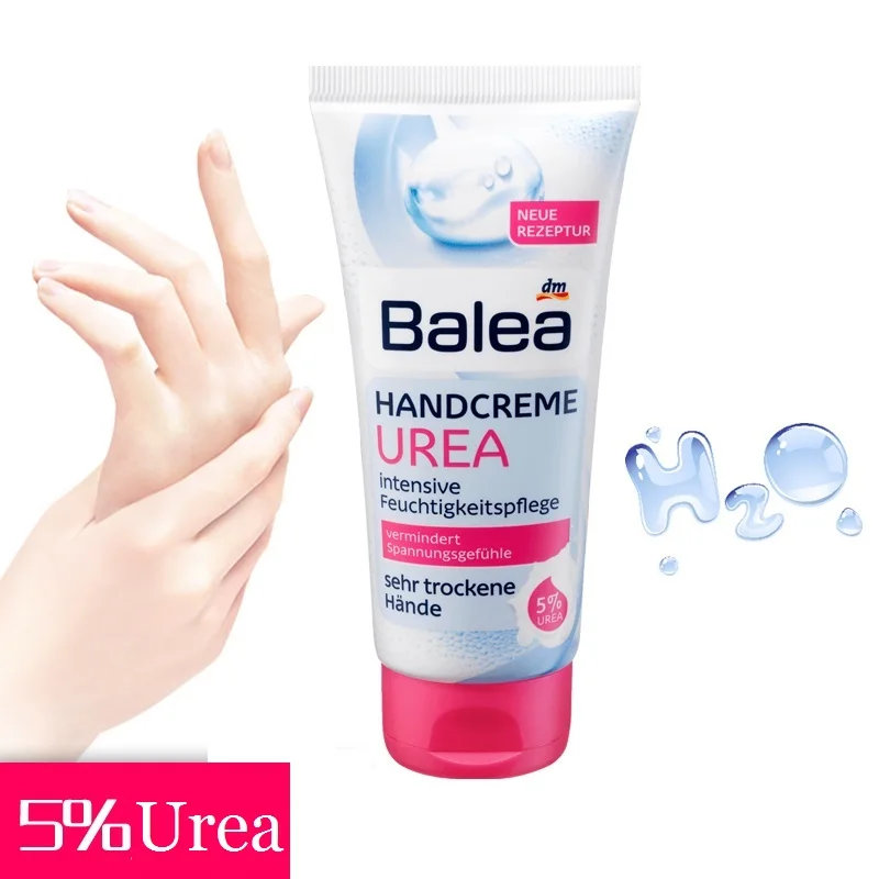 

Germany Balea 5% Urea Hand Care Cream for Very Dry Hand Reduce Dryness Soothes Nourishes Intensive Moisture 24-hour Moisturizer