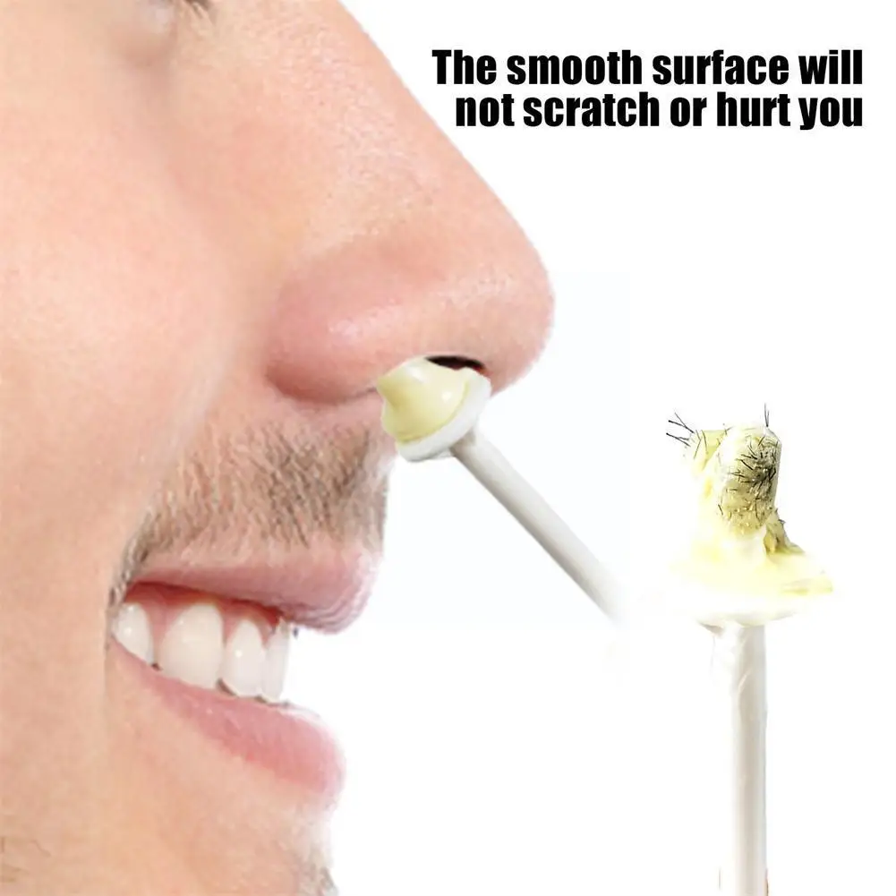 

Палочки для носа, восковые аппликаторы для безболезненного удаления волос в носу, набор восковых аксессуаров, безопасная формула пчелиного воска для профессионального использования Y8N4