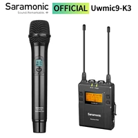 saramonic uwmic9 kit34 uhf professional wireless handheld microphone for pc mobile dslrs recording streaming youtube microphone