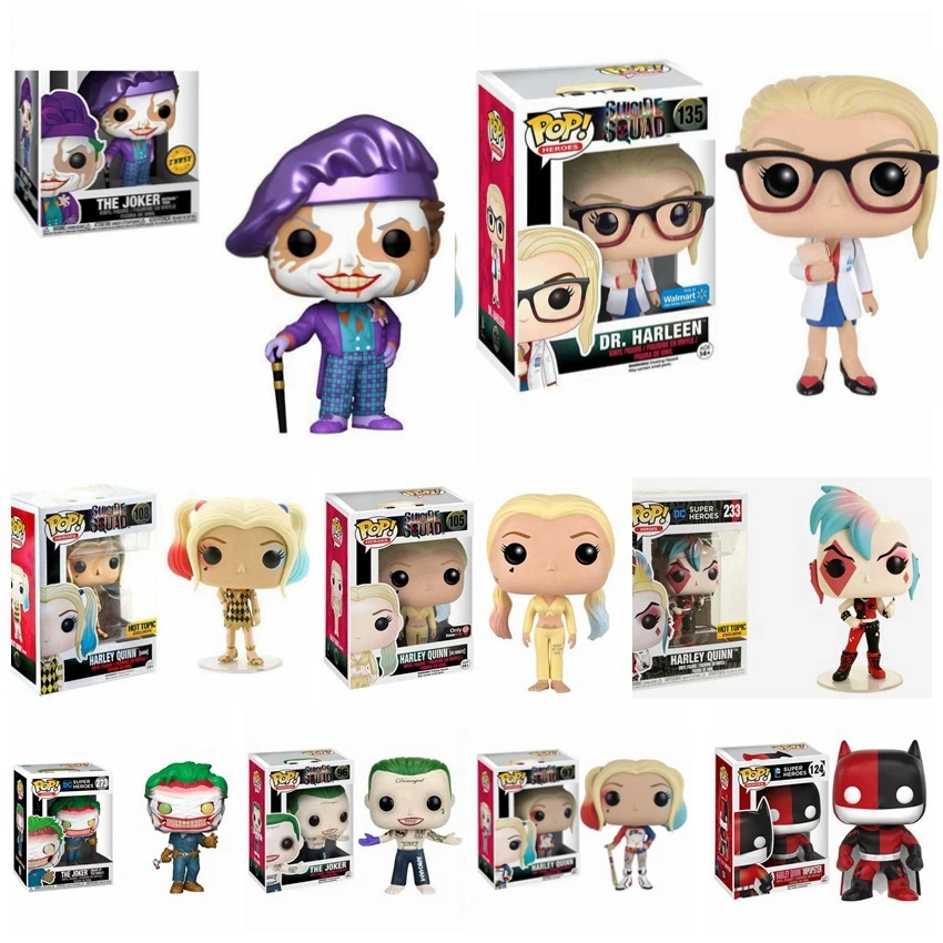 Экшн-фигурки Funko POP фильмы-Комиксы отряд самоубийц Бэтмен 1989 337 # Harley Quinn 97 #17 |