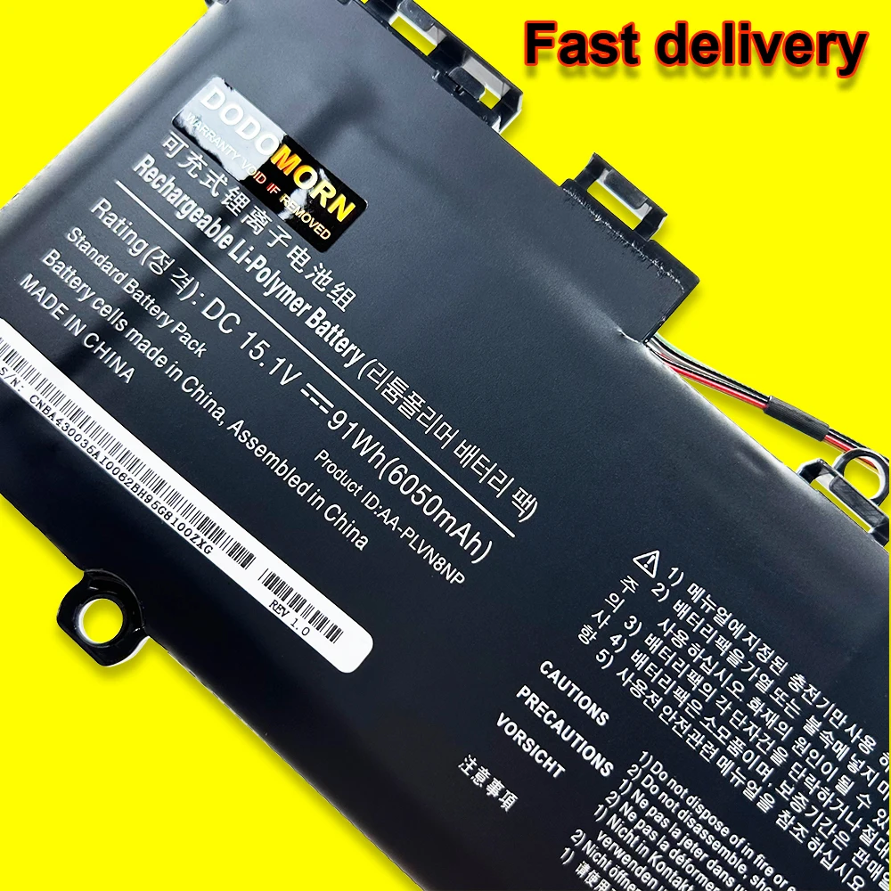 AA-PLVN8NP Аккумулятор для ноутбука Samsung ATIV Book 8 Touch 780Z5E NP780Z5E NP870Z5G 870Z5E 870Z5G NP880Z5E Series 15 1 В 91