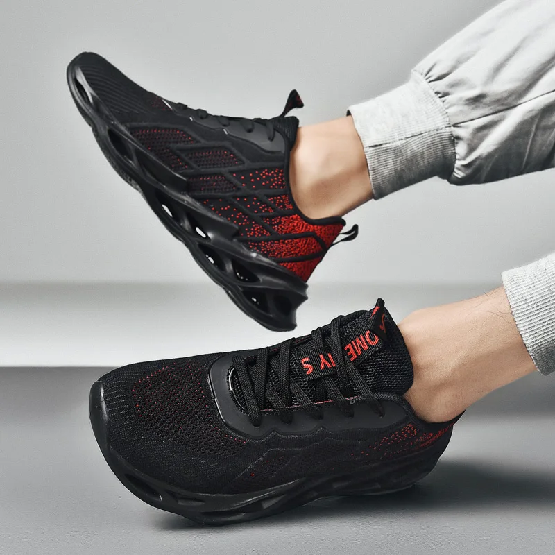 Men Sneakers Shoes Breathable Mesh Men Running Shoes Footwear Outdoor Grass Jogging Walking Sneakers For Men