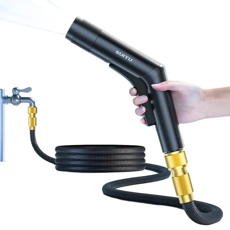 

Car Wash Hose Nozzle Sprayer High Pressure Hose Nozzle With Water Adjustment Car Detailing For Car Washing Garden Watering
