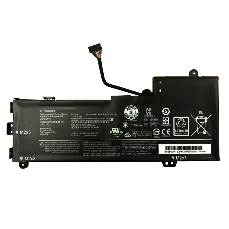 Новый оригинальный аккумулятор L14M2P23 L14S2P22 L14M2P24 L14L2P22 для Lenovo IdeaPad 100-14IBY 500S-13ISK 510S-13IKB