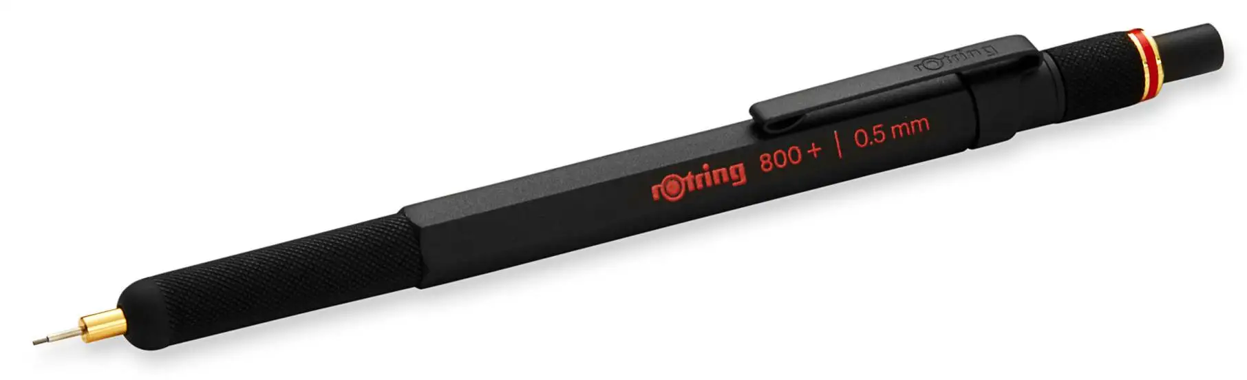 Фото Карандаш механический Rotring 800+ 1900181 0.5мм металл черный/золотистый №4