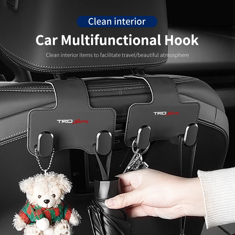 Крючок на подголовник автомобильного сиденья для Toyota Highlander RAV4 Gazoo Racing Yaris Corolla Prius
