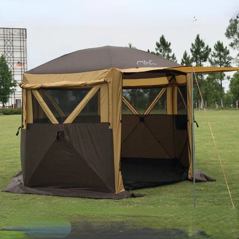 3/3 6 м открытый навес для кемпинга 6-10 человек полностью автоматический тент