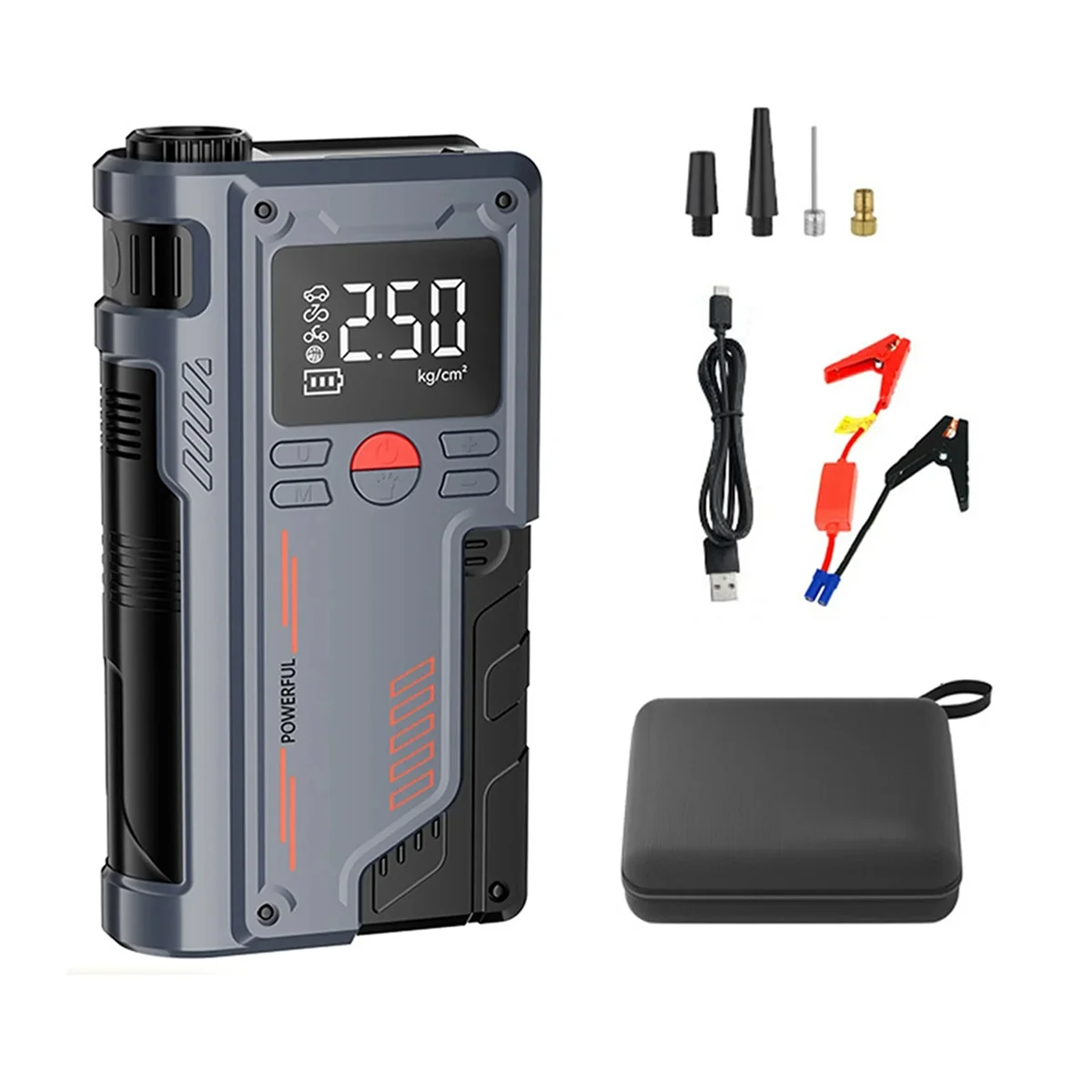 Автомобильный воздушный насос 14 8 В накачка шин автомобильный аварийный 10000 мАч