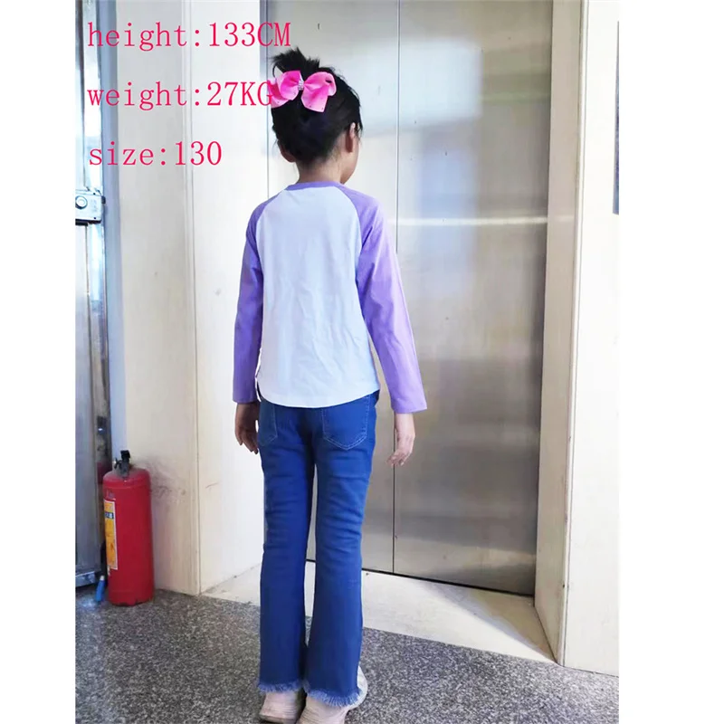 Комплект одежды для девочек Повседневная Длинная футболка и штаны