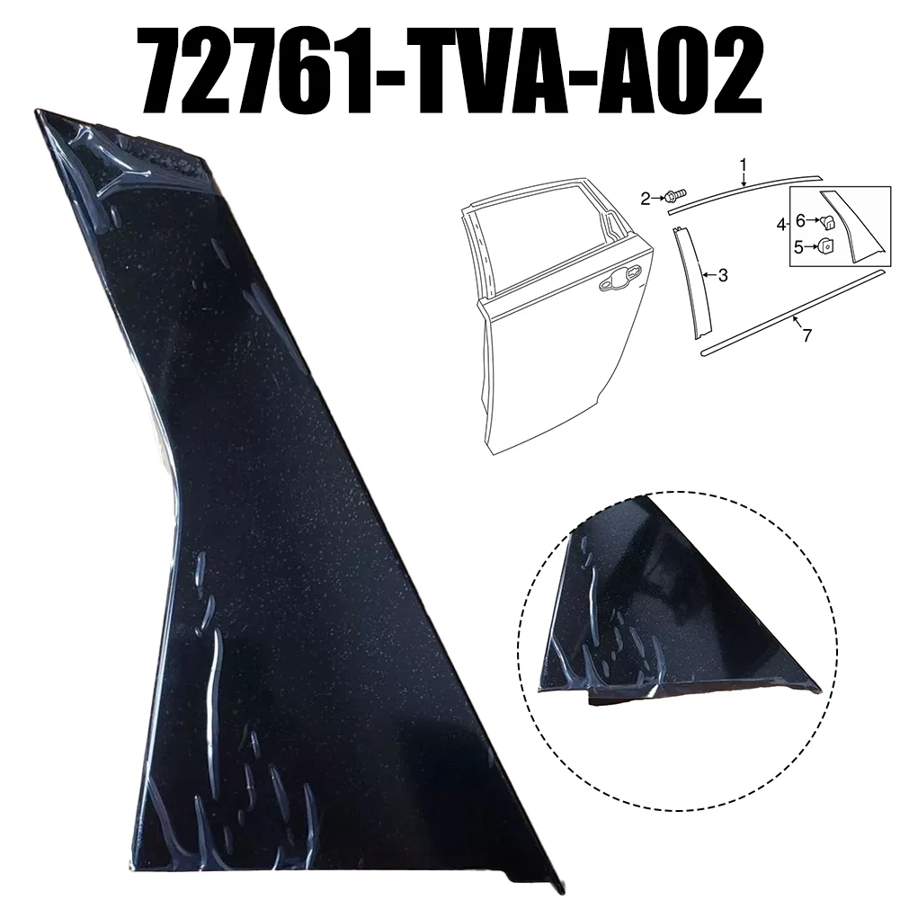 Украшение стойки левой задней двери автомобиля 72761-TVA-A02 для Honda Accord 2018-2022