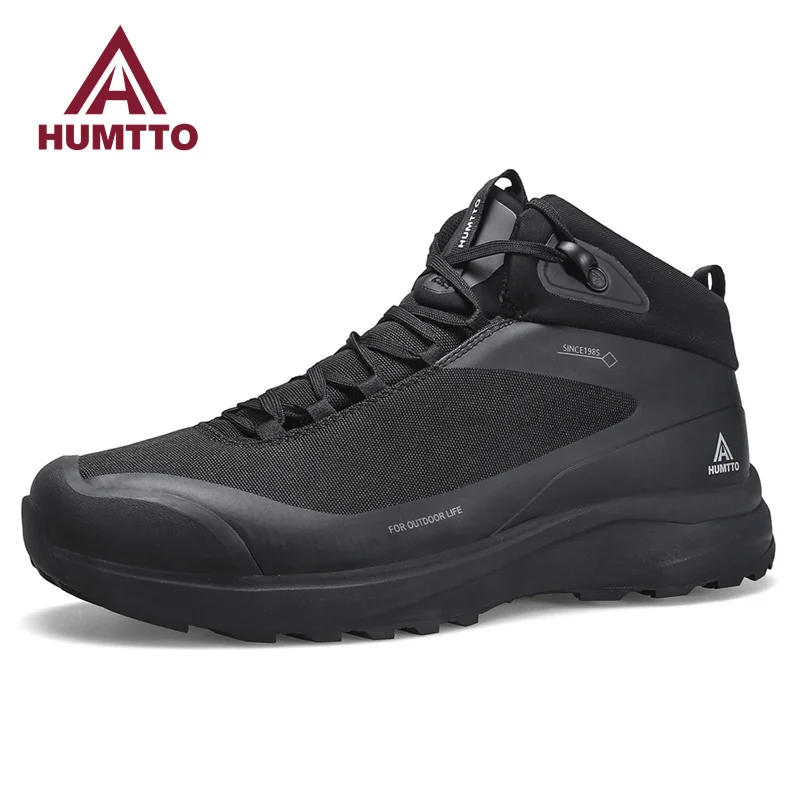 HUMTTO Waterproof Climbing Trekking Hiking Boots Mens Winter Sports Shoes for Men Luxury Designer Outdoor Safety Sneakers Male