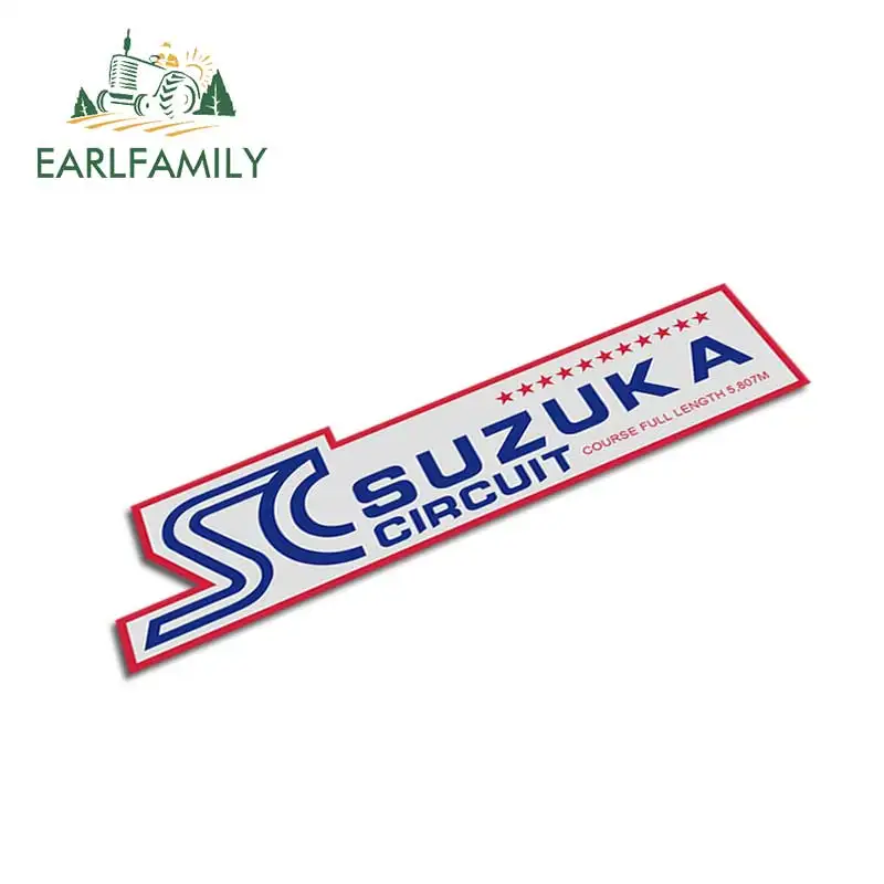 

EARLFAMILY, 13 см x 8,4 см, для TSUKUBA, искусственная наклейка, граффити, стикер «сделай сам», аниме, имитация забавного автомобиля