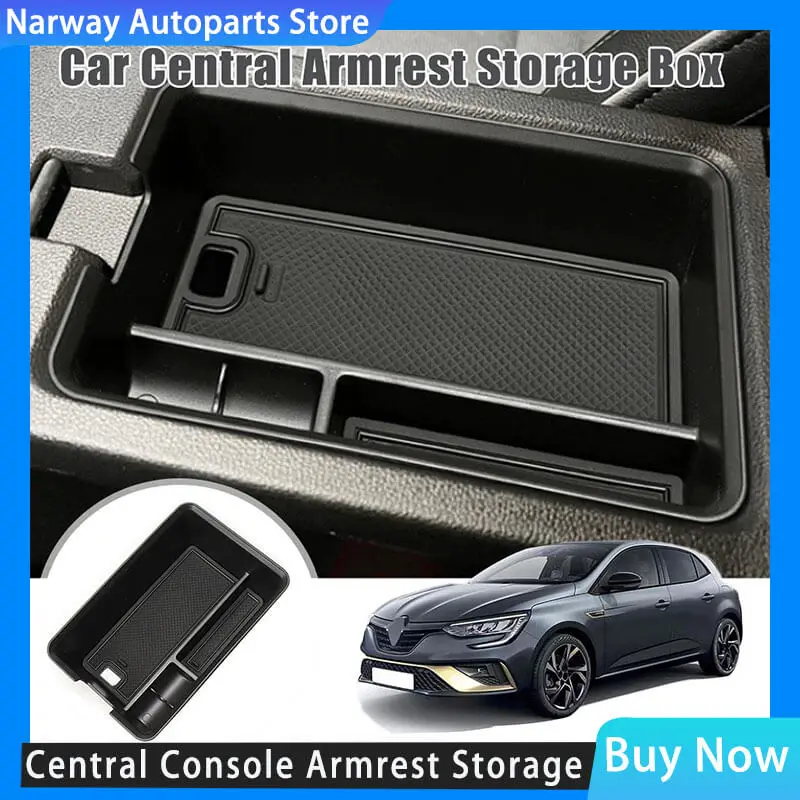 

Central Console Armrest Storage Box For Renault Megane E-Tech 2022 2023 Car Tray Accessories Stowing Tidying Car Storage Box