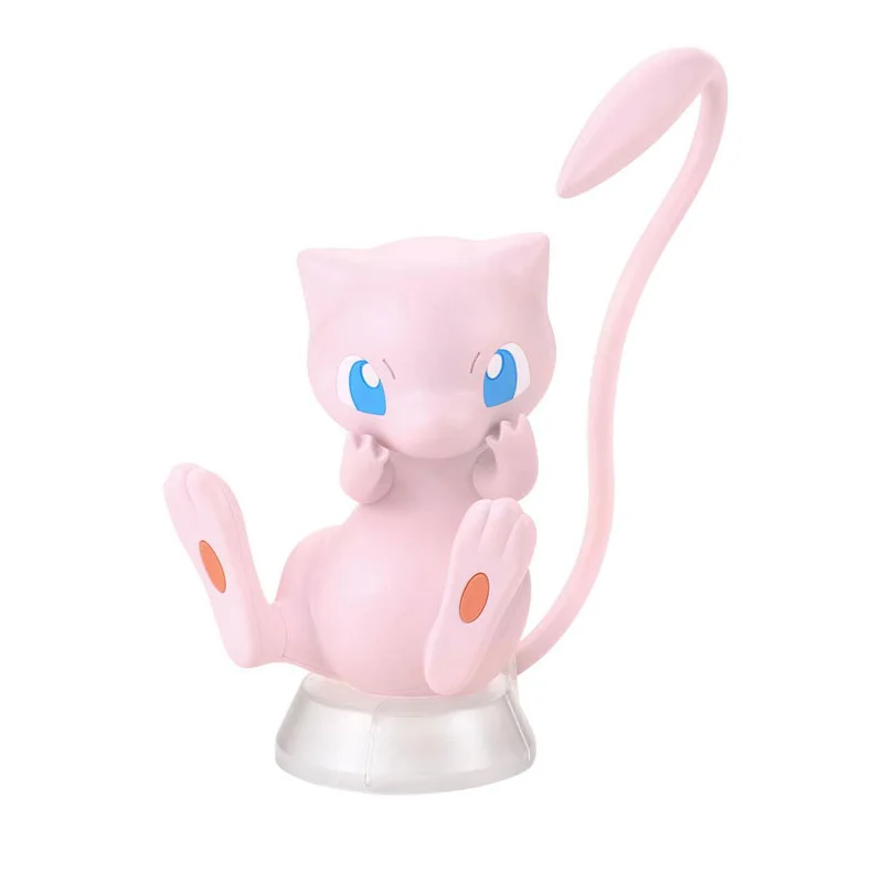 Фото Оригинальные фигурки Bandai из аниме Pokemon Mew plmo, Коллекционная модель, украшение, простая сборка, игрушки ручной работы, подарок для детей №2