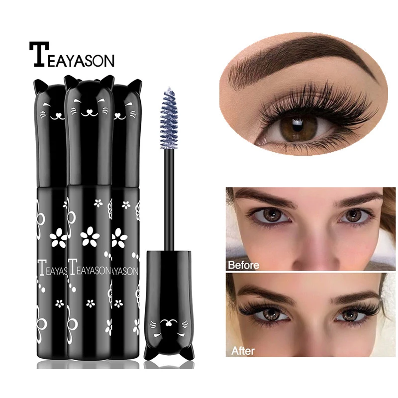 

6 Color Mascara Ultra-Fine Waterproof Quick-Drying Fine Brush Easy To Wear Makeup Tool Fashion Eye Makeup