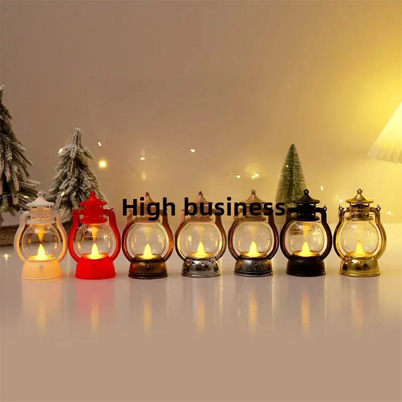 Винтажный маленький фонарь-свеча креативный портативный светодиодный угольный