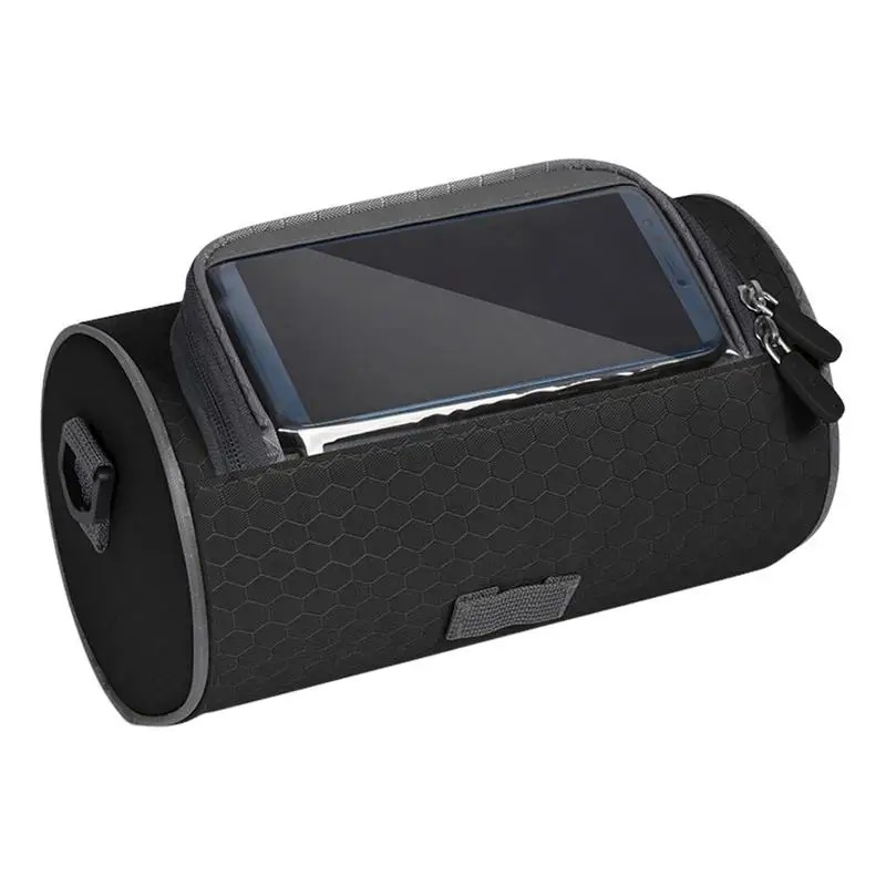 

Bike Frame Bag Bike Phone Holder Waterproof Bicycle Front Rack Bag With Tpu Phone Case 2 In 1 Storage Pouch For Outdoor Daily C