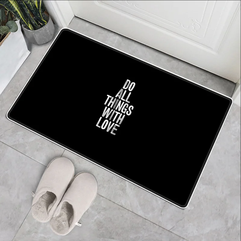 

Soft Mat Kitchen Bathroom Carpet Anti Slip Doormat Indoor Rug Memory Foam Classic Friends Tv Show Bath Mats Mat bedside