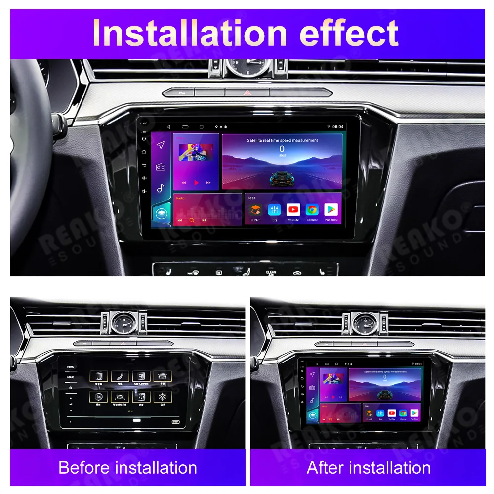 X-REAKO мультимедийный 2 Din Android универсальный беспроводной Carplay экран Android Auto 360 вид с птицы панорама GPS BT Wifi 9 дюймов стерео (art.: 3920c196d7d99) - 3920c196d7d99