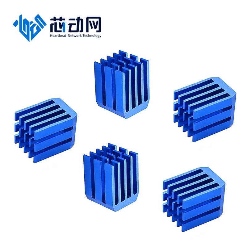 Алюминиевый радиатор для 3D-принтера детали радиатора охлаждения Raspberry Pi TMC2209 A4988