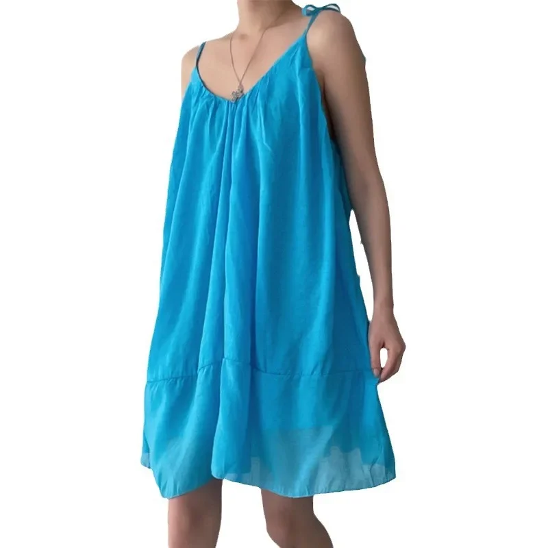 Шикарное корейское стильное летнее новое модное сексуальное платье-майка без