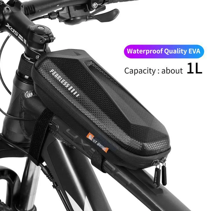 

Сумка для горного велосипеда EVA, водонепроницаемая сумка для дорожной рамы, велосипедные аксессуары, жесткая оболочка для хранения инструментов, большая емкость
