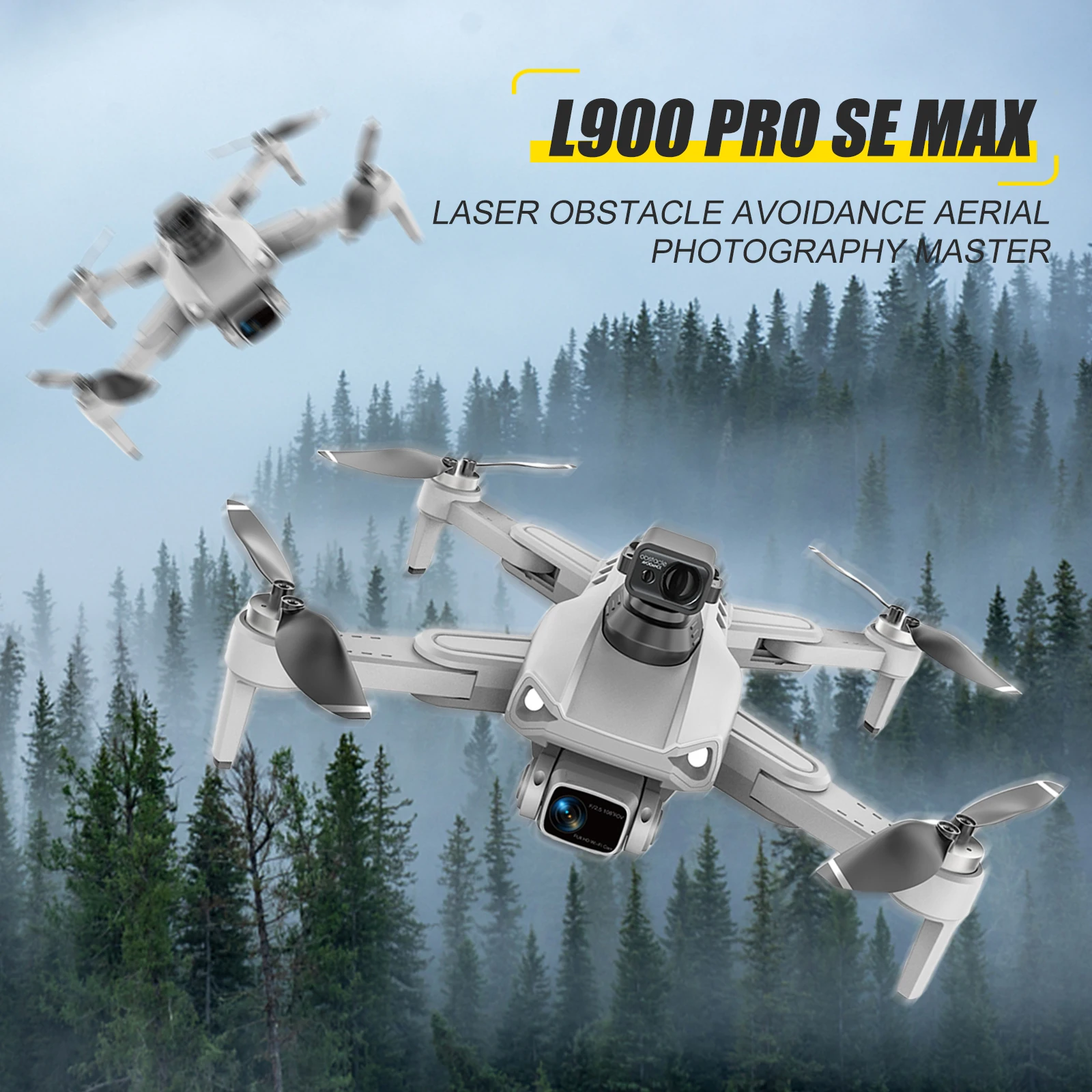

5g Follow Me Drone 4k HD Camera 2.4ghz Remote Control Quadcopter Laser Obstacle Avoidance 4ch Remote Control Drone for Beginners