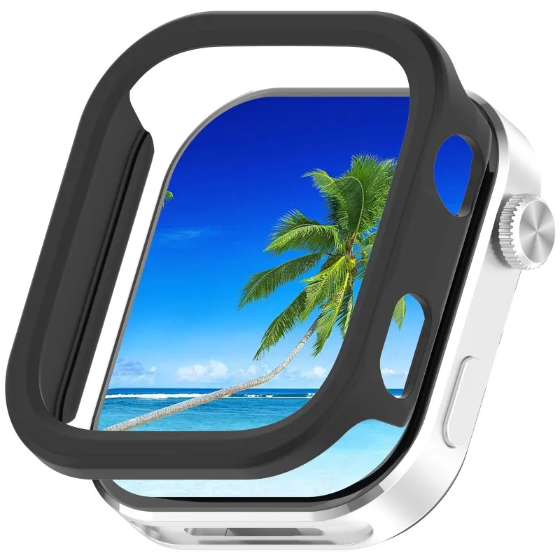 Фото Полый чехол для ПК для Redmi Watch 6, защитный браслет, пустой полубампер, защитная рамка для Redmi Watch6, аксессуары в виде корпуса №4