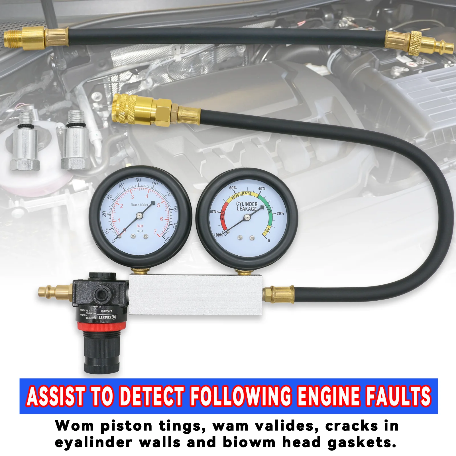 Устройство для проверки утечки в цилиндре устройство определения бензиновом