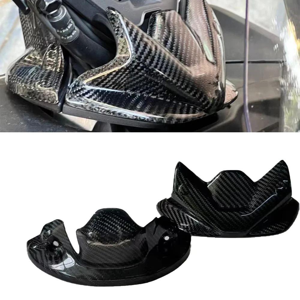 Фото Для Yamaha Tmax 560 2023 2024 2025 углеродное волокно 100% ручка стержня нижняя декоративная крышка Tmax 560 2023-2020 аксессуары №1